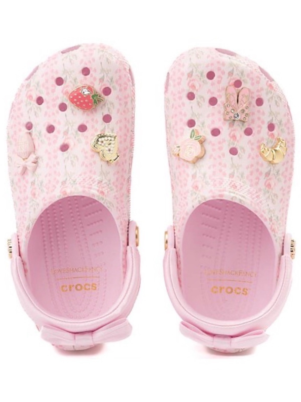 LoveShackFancy x Crocs Classic Clog - Little Kid - Pink Milk Size 11 NWT